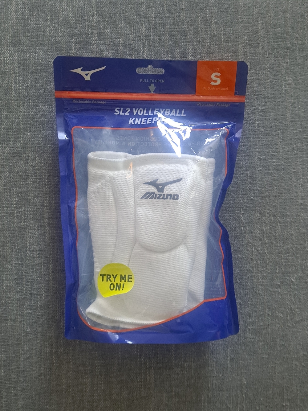 Mizuno White SL2 Volleyball Knee Pads - S